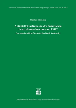 Abbildung von Flemmig | Antiintellektualismus in der böhmischen Franziskanerobservanz um 1500? | 1. Auflage | 2024 | beck-shop.de