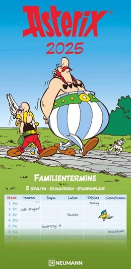 Abbildung von Neumann | Asterix 2025 Familienplaner - Familien-Timer - Termin-Planer - Kids - Kinder-Kalender - Familien-Kalender - 22x45 | 1. Auflage | 2024 | beck-shop.de