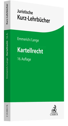 Abbildung von Emmerich / Lange | Kartellrecht | 16. Auflage | 2024 | beck-shop.de