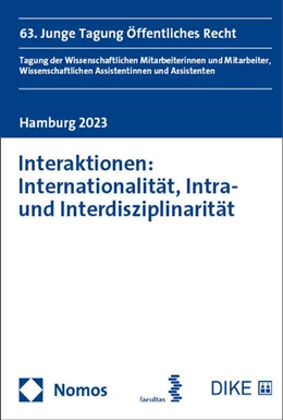 Abbildung von Bahmer / Barth | Interaktionen: Internationalität, Intra- und Interdisziplinarität | 1. Auflage | 2024 | beck-shop.de