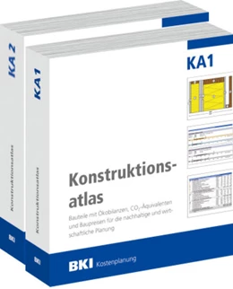 Abbildung von BKI Baukosteninformationszentrum Deutscher Architektenkammern | BKI Konstruktionsatlas KA1 + KA2 | 1. Auflage | 2024 | beck-shop.de