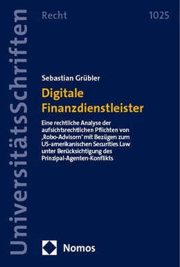 Abbildung von Grübler | Digitale Finanzdienstleister | 1. Auflage | 2024 | 1025 | beck-shop.de