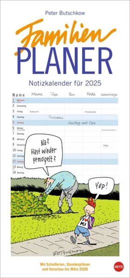 Abbildung von Butschkow | Peter Butschkow: Familienplaner 2025 | 1. Auflage | 2024 | beck-shop.de