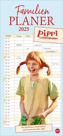 Abbildung von Lindgren | Pippi Langstrumpf Familienplaner 2025 | 1. Auflage | 2024 | beck-shop.de