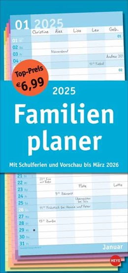 Abbildung von Heye | Basic Familienplaner 2025 | 1. Auflage | 2024 | beck-shop.de