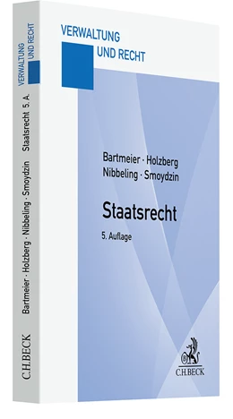 Abbildung von Bartmeier / Holzberg | Staatsrecht | 5. Auflage | 2024 | beck-shop.de