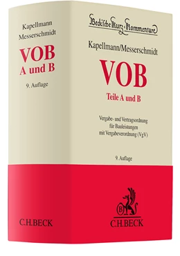 Abbildung von Kapellmann / Messerschmidt | VOB Teile A und B | 9. Auflage | 2025 | Band 58 | beck-shop.de