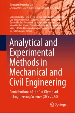 Abbildung von Pavlou / Correia | Analytical and Experimental Methods in Mechanical and Civil Engineering | 1. Auflage | 2024 | beck-shop.de