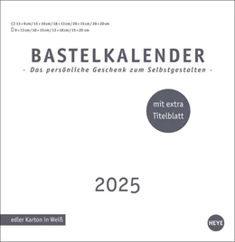 Abbildung von Premium-Bastelkalender weiß groß 2025 | 1. Auflage | 2024 | beck-shop.de