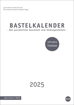 Abbildung von Premium-Bastelkalender weiß A4 2025 | 1. Auflage | 2024 | beck-shop.de