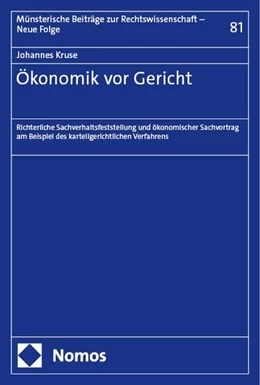 Abbildung von Kruse | Ökonomik vor Gericht | 1. Auflage | 2024 | 81 | beck-shop.de