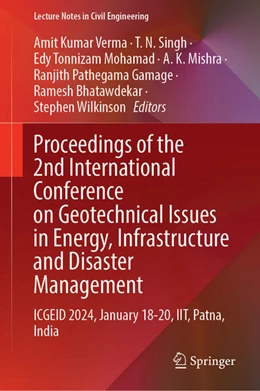 Abbildung von Verma / Singh | Proceedings of the 2nd International Conference on Geotechnical Issues in Energy, Infrastructure and Disaster Management | 1. Auflage | 2025 | 475 | beck-shop.de