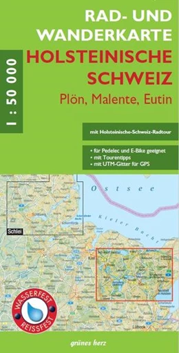 Abbildung von Rad- und Wanderkarte Holsteinische Schweiz | 1. Auflage | 2024 | beck-shop.de