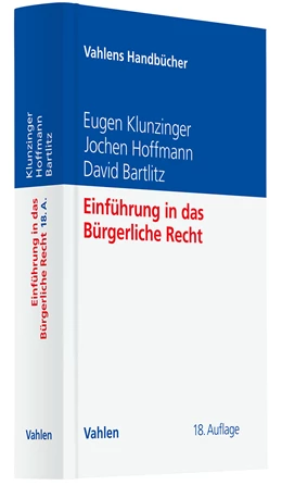 Abbildung von Klunzinger | Einführung in das Bürgerliche Recht | 18. Auflage | 2024 | beck-shop.de