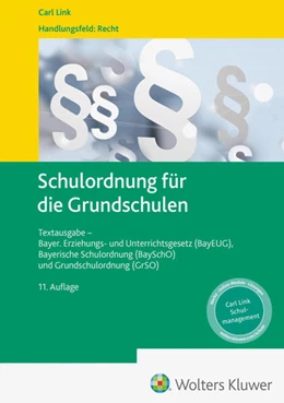 Abbildung von Schulordnung für die Grundschulen | 11. Auflage | 2024 | beck-shop.de