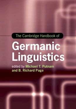 Abbildung von Putnam / Page | The Cambridge Handbook of Germanic Linguistics | 1. Auflage | 2024 | beck-shop.de