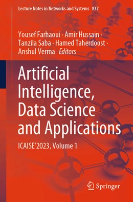 Abbildung von Farhaoui / Hussain | Artificial Intelligence, Data Science and Applications | 1. Auflage | 2024 | beck-shop.de