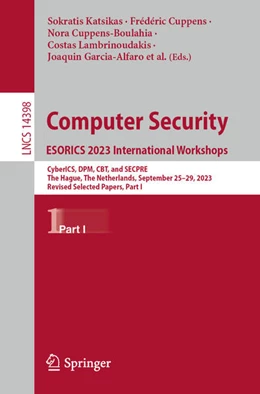 Abbildung von Katsikas / Cuppens | Computer Security. ESORICS 2023 International Workshops | 1. Auflage | 2024 | beck-shop.de