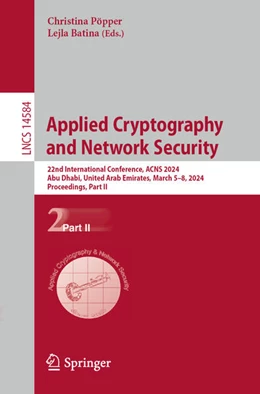 Abbildung von Pöpper / Batina | Applied Cryptography and Network Security | 1. Auflage | 2024 | beck-shop.de