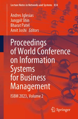 Abbildung von Iglesias / Shin | Proceedings of World Conference on Information Systems for Business Management | 1. Auflage | 2024 | beck-shop.de