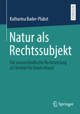Abbildung von Bader-Plabst | Natur als Rechtssubjekt | 1. Auflage | 2024 | beck-shop.de