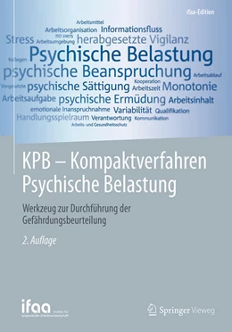 Abbildung von ifaa - Institut für angewandte Arbeitswissenschaft e. V. | KPB - Kompaktverfahren Psychische Belastung | 2. Auflage | 2024 | beck-shop.de