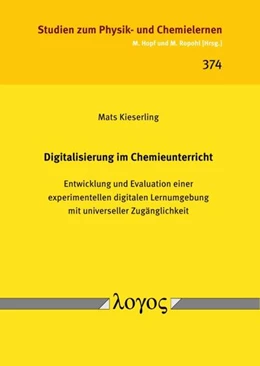 Abbildung von Kieserling | Digitalisierung im Chemieunterricht | 1. Auflage | 2024 | 374 | beck-shop.de