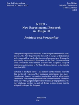 Abbildung von Bieling / Christensen | NERD - New Experimental Research in Design 3 | 1. Auflage | 2025 | beck-shop.de