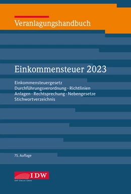 Abbildung von Veranlagungshandbuch Einkommensteuer 2023, 75.A. | 75. Auflage | 2024 | beck-shop.de