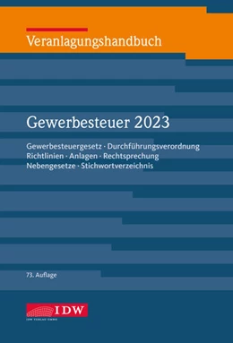Abbildung von Veranlagungshandbuch Gewerbesteuer 2023 73.A. | 73. Auflage | 2024 | beck-shop.de