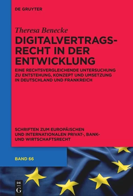 Abbildung von Benecke | Digitalvertragsrecht in der Entwicklung | 1. Auflage | 2024 | beck-shop.de