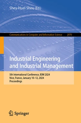 Abbildung von Sheu | Industrial Engineering and Industrial Management | 1. Auflage | 2024 | beck-shop.de