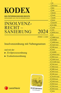 Abbildung von Doralt | KODEX Insolvenzrecht - Sanierung 2024 - inkl. App | 1. Auflage | 2024 | beck-shop.de