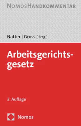 Abbildung von Natter / Gross | Arbeitsgerichtsgesetz | 3. Auflage | 2024 | beck-shop.de