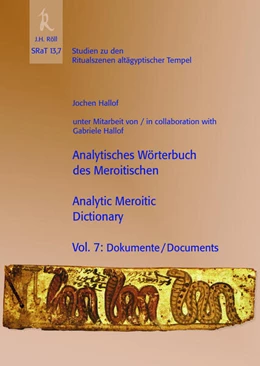 Abbildung von Hallof | Analytisches Wörterbuch des Meroitischen / Analytic Meroitic Dictionary | 1. Auflage | 2024 | 13,7 | beck-shop.de