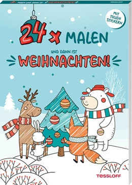 Abbildung von Tessloff Verlag Ragnar Tessloff GmbH & Co. KG | 24 x malen und dann ist Weihnachten! | 1. Auflage | 2024 | beck-shop.de