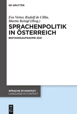 Abbildung von De Cillia / Reisigl | Sprachenpolitik in Österreich | 1. Auflage | 2024 | beck-shop.de