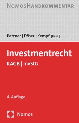 Abbildung von Patzner / Döser | Investmentrecht | 4. Auflage | 2025 | beck-shop.de