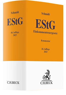 Abbildung von Schmidt | Einkommensteuergesetz: EStG | 44. Auflage | 2025 | beck-shop.de