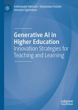 Abbildung von Owoseni / Kolade | Generative AI in Higher Education | 1. Auflage | 2024 | beck-shop.de