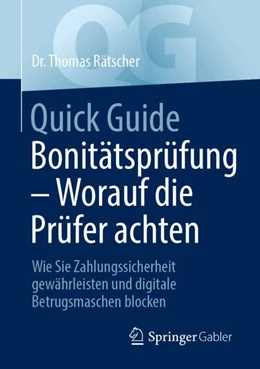 Abbildung von Rätscher | Quick Guide Bonitätsprüfung - Worauf die Prüfer achten | 1. Auflage | 2024 | beck-shop.de