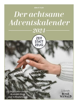 Abbildung von Fazis | Zeit statt Zeug: Der achtsame Adventskalender 2024 | 1. Auflage | 2024 | beck-shop.de