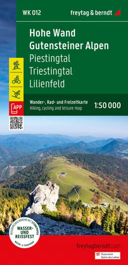 Abbildung von Freytag & Berndt | Hohe Wand - Gutensteiner Alpen, Wander-, Rad- und Freizeitkarte 1:50.000, freytag & berndt, WK 012 | 1. Auflage | 2024 | beck-shop.de