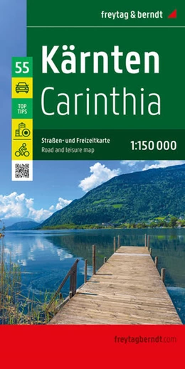 Abbildung von Freytag & Berndt | Kärnten, Straßen- und Freizeitkarte 1:150.000, freytag & berndt | 1. Auflage | 2024 | beck-shop.de