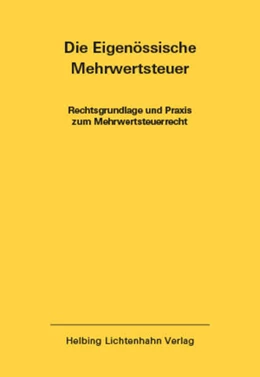 Abbildung von Imstepf / Seiler | Die Eidgenössische Mehrwertsteuer EL 52 | 1. Auflage | 2024 | 52 | beck-shop.de