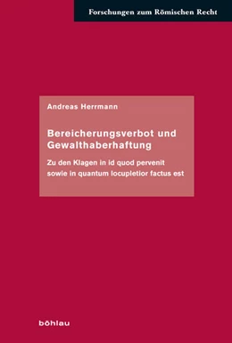 Abbildung von Herrmann | Bereicherungsverbot und Gewalthaberhaftung | 1. Auflage | 2024 | beck-shop.de