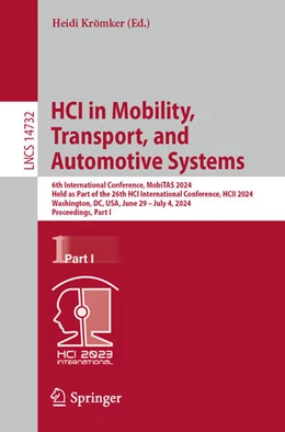 Abbildung von Krömker | HCI in Mobility, Transport, and Automotive Systems | 1. Auflage | 2024 | 14732 | beck-shop.de