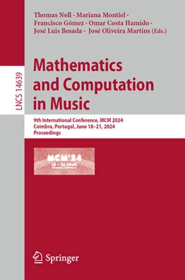 Abbildung von Noll / Montiel | Mathematics and Computation in Music | 1. Auflage | 2024 | 14639 | beck-shop.de