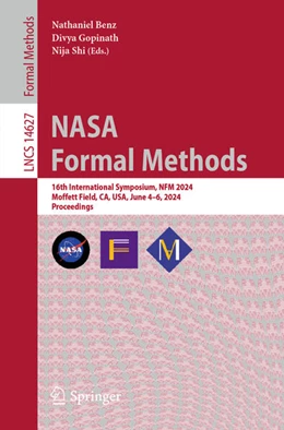 Abbildung von Benz / Gopinath | NASA Formal Methods | 1. Auflage | 2024 | 14627 | beck-shop.de