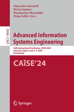 Abbildung von Guizzardi / Santoro | Advanced Information Systems Engineering | 1. Auflage | 2024 | 14663 | beck-shop.de